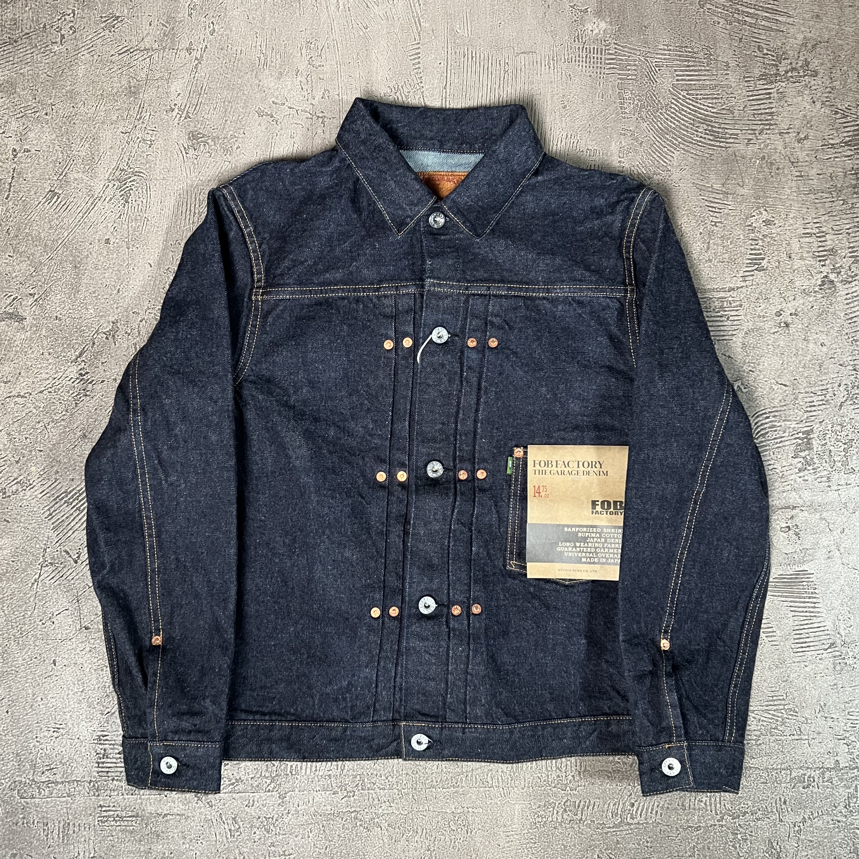 F.O.B FACTORY　Selvedge Garage Denim JKT