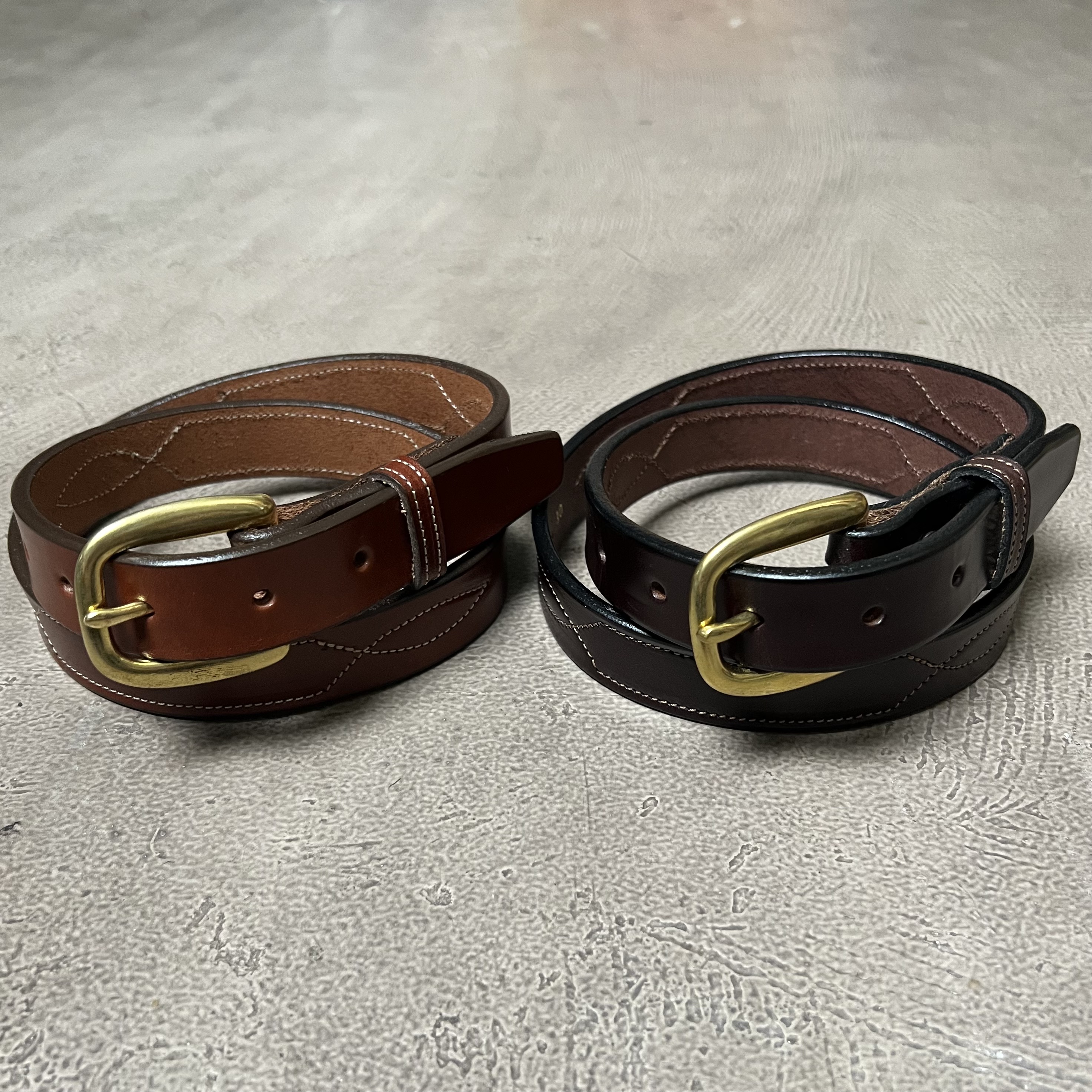 TORY LEATHER 1Stitched Pattern Belt