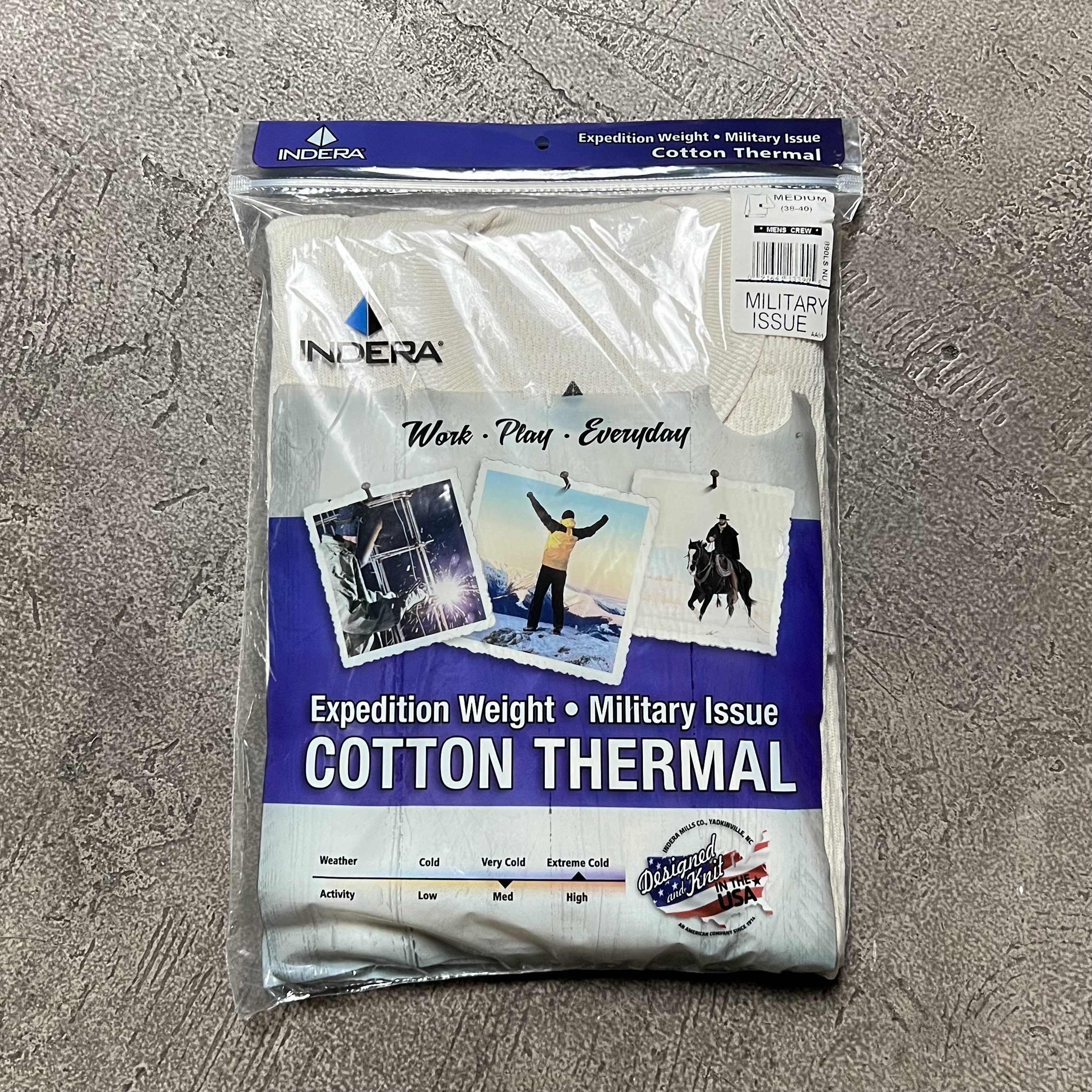 Expedition Weight Military Issue Cotton Thermal Natural
