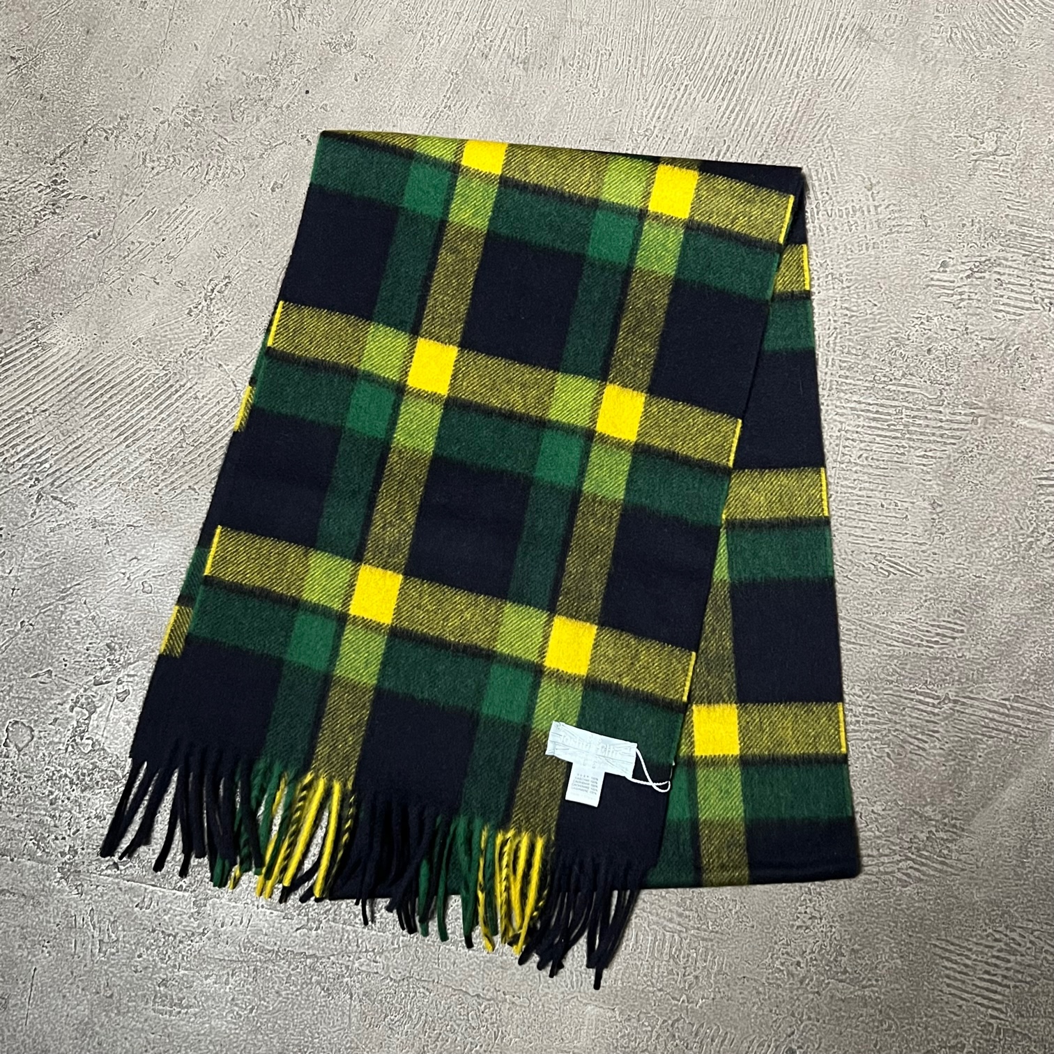 Cashmere Stole Modern tartan